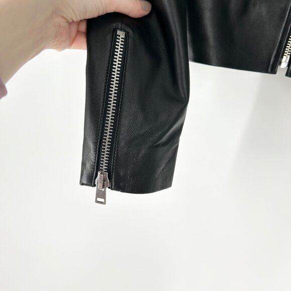 J. Crew Collection Jody Leather Lady Jacket - Picture 7 of 11